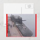 DELTA CLASS RUSSISCHE SUBMARINE BRIEFKAART (Voorkant / Achterkant)