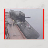 DELTA CLASS RUSSISCHE SUBMARINE BRIEFKAART (Voorkant)