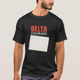 Delta Colorado Verenigde Staten Verenigde Staten R T-shirt