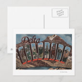 Delta, ColoradoLarge Letter ScenesDelta, CO Briefkaart (Voorkant / Achterkant)