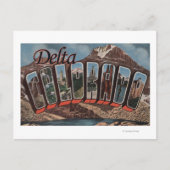 Delta, ColoradoLarge Letter ScenesDelta, CO Briefkaart (Voorkant)
