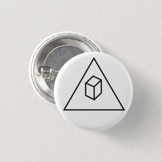 Delta Cubes Ronde Button 3,2 Cm (Voorkant /achterkant)