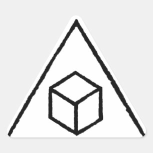 Delta Cubes Sticker