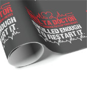 Delta Doctor Shirt voor Artsen Sorority Cadeaupapier (Rol Hoek)