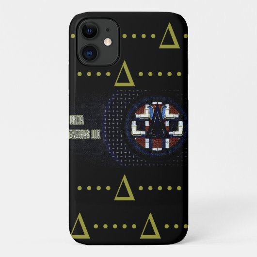 DELTA Fourth Quadra Socionics-geïnspireerde Phone Case-Mate iPhone Case (Achterkant)