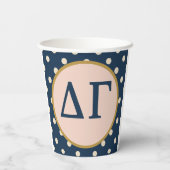 Delta Gamma Papieren Bekers (Achterkant)