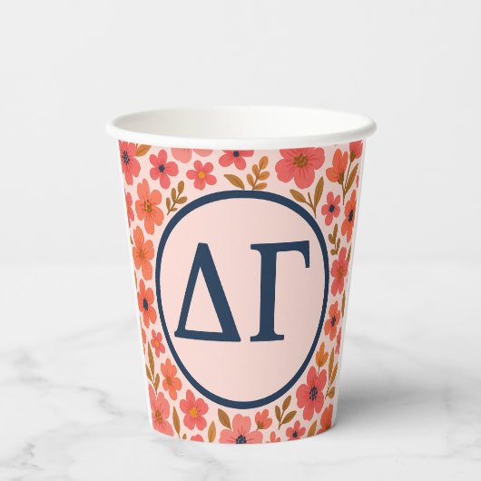 Delta Gamma Papieren Bekers (Achterkant)