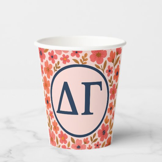 Delta Gamma Papieren Bekers (Voorkant)