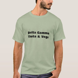 Delta Gamma Theta & Vega Comfy T T-shirt