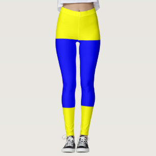 Delta Geel Blauw Leggings