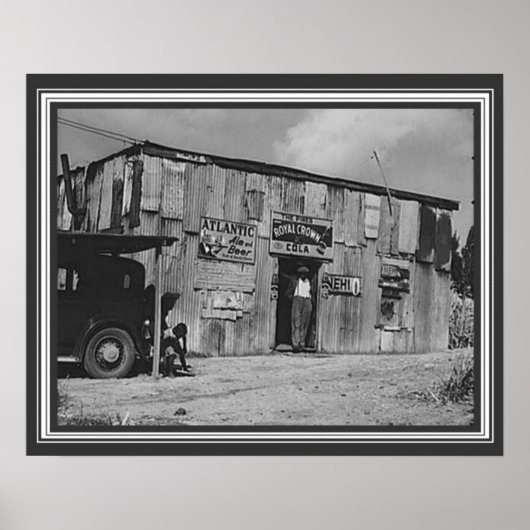 Delta Juke Joint uit 1930 Poster (Voorkant)