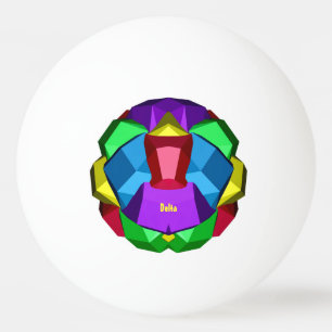 DELTA ~ POLYHEDRON ~ Multicolored ~ Pingpongbal