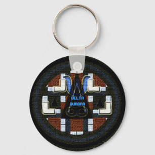 Delta Quadra Socionics-geïnspireerde sleutelhanger
