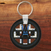 Delta Quadra Socionics-geïnspireerde sleutelhanger (Voorkant)