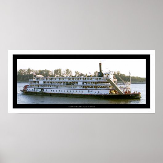 Delta Queen Riverboat Poster (Voorkant)