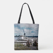 Delta Queen Steamboot Mississippi River Art Tote Bag (Achterkant)