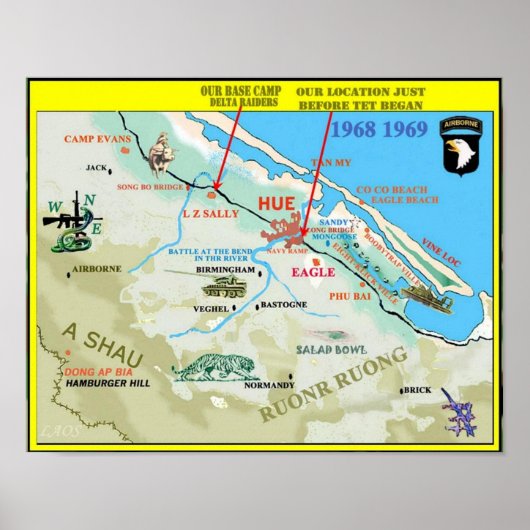 DELTA RAIDERS AO (operatiegebied) Poster (Voorkant)