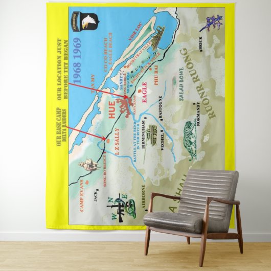 DELTA RAIDERS AO (operatiegebied) Wandkleed (In situ)