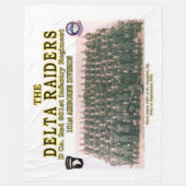 DELTA RAIDERS bij FT. CAMPBELL Fleece Deken (Voorkant)