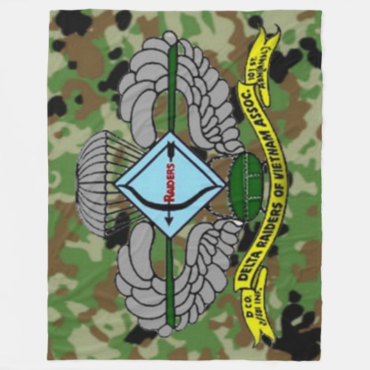 DELTA-RAIDERS FLEECE DEKEN (Voorkant)