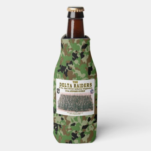 DELTA-RAIDERS FLESJESKOELER (Fles Voorkant)