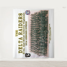 DELTA RAIDERS GROEPSFOTO in Ft. CAMPBELL, KY. Wandkleed