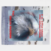 DELTA RAIDERS met EAGLE Fleece Deken (Voorkant (Horizontaal))