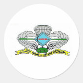 DELTA-RAIDERS RONDE STICKER (Voorkant)