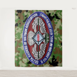 DELTA RAIDERS van de VIETNAM VERENIGING Wandkleed