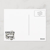 Delta Records Briefkaart (Achterkant)