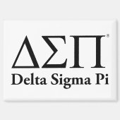 Delta Sigma Pi Klassiek Logo Magneet (Voorkant)