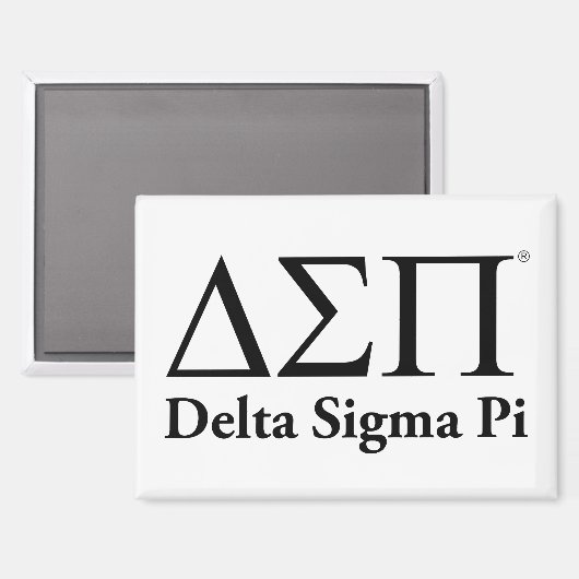 Delta Sigma Pi Klassiek Logo Magneet (Voorkant / Achterkant)