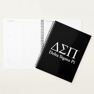 Delta Sigma Pi Klassiek Logo Planner
