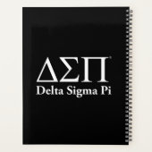 Delta Sigma Pi Klassiek Logo Planner (Achterkant)