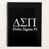 Delta Sigma Pi Klassiek Logo Planner (Voorkant)