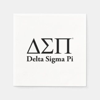 Delta Sigma Pi Klassiek Logo Servet