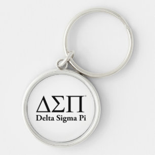 Delta Sigma Pi Klassiek Logo Sleutelhanger