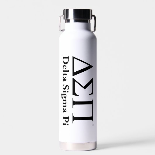 Delta Sigma Pi Klassiek Logo Waterfles (Voorkant)