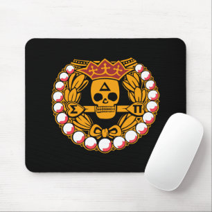 Delta Sigma Pi Schedel Badge Muismat