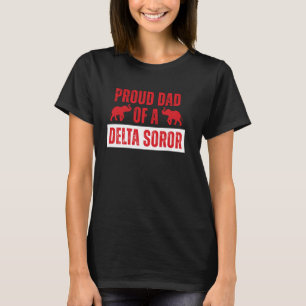 Delta Sigma Theta Sorority, trotse vader van een D T-shirt