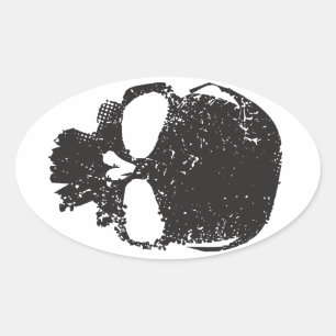 Delta Skull Sticker