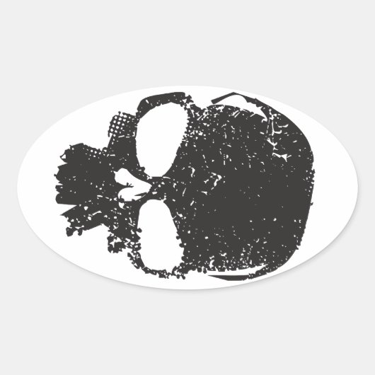 Delta Skull Sticker (Voorkant)