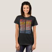 Delta Smelt Groovy Retro Vis T-shirt (Voorkant volledig)