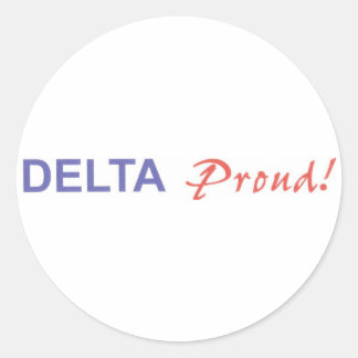 DELTA Trots! Stickers