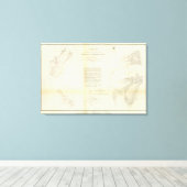 Delta van de Mississippi Canvas Afdruk (Insitu (Houten vloer))