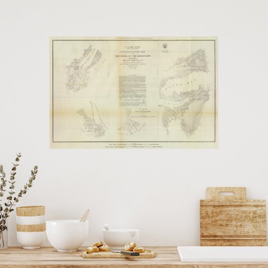 Delta van de Mississippi Poster (Keuken)