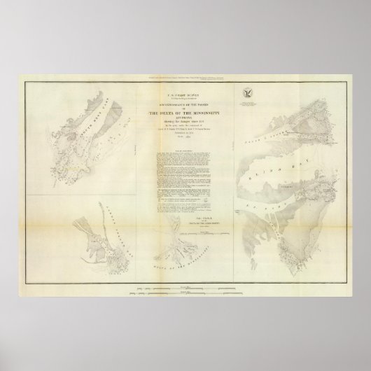 Delta van de Mississippi Poster (Voorkant)