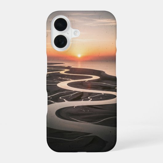 Delta Vintage bij Zonsondergang iPhone 16 Hoesje (Achterkant)