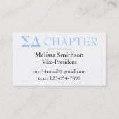 Delta Visitekaartjes (Voorkant)