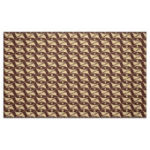 Delta Wings uit de middeleeuwen - chocolade en kam Stof (Fat Quarter)